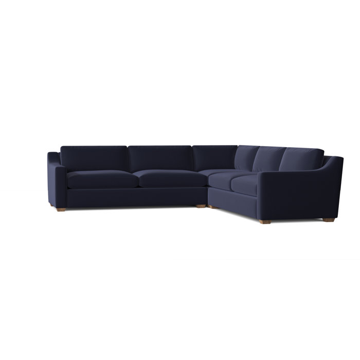 Joss and Main Melanie 133" Wide Symmetrical Corner Sectional