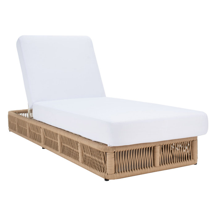 Joss and Main Langley 74.8" Wide Outdoor Wicker Patio Daybed