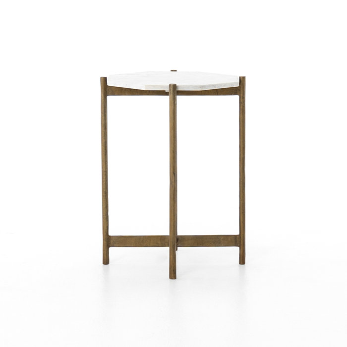 Wade Logan Fawley Marble End Table