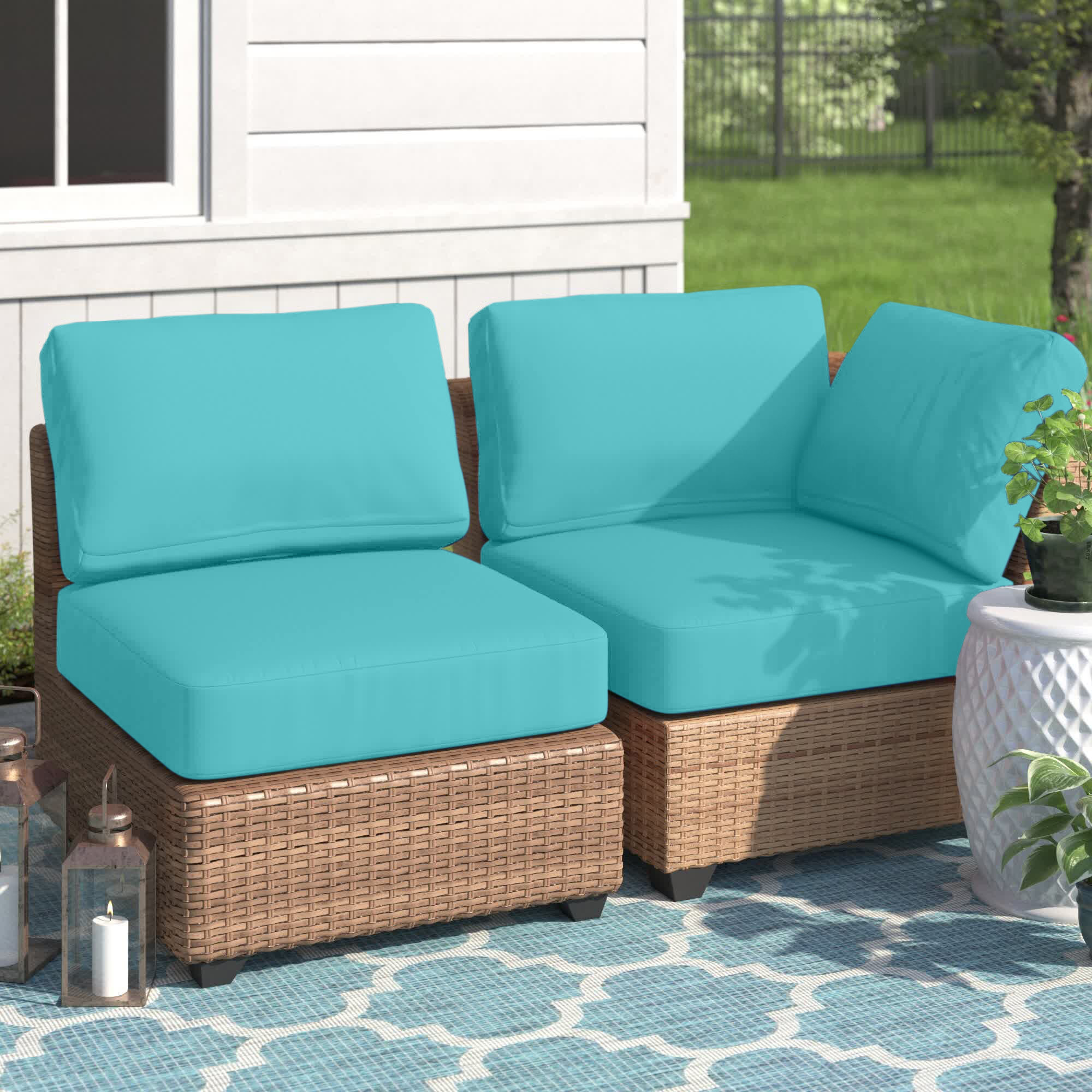 patio seat cushion covers