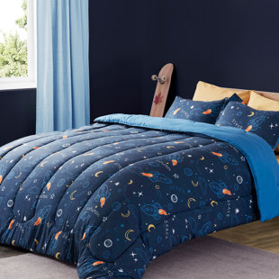 outer space kids bedding