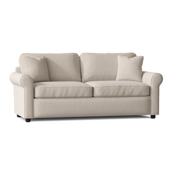 Lark Manor Antoinette 82" Rolled Arm Sofa Bed Slipcovered
