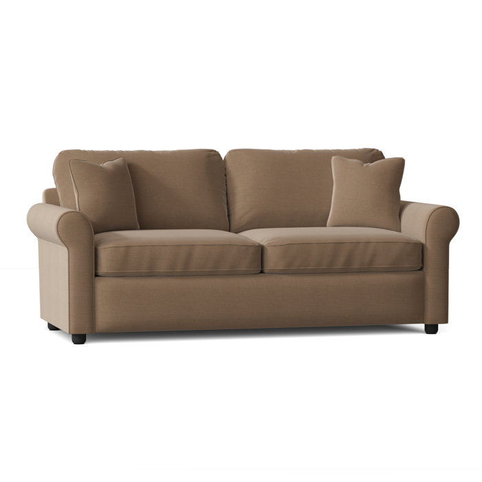 Lark Manor Antoinette 82" Rolled Arm Sofa Bed Slipcovered