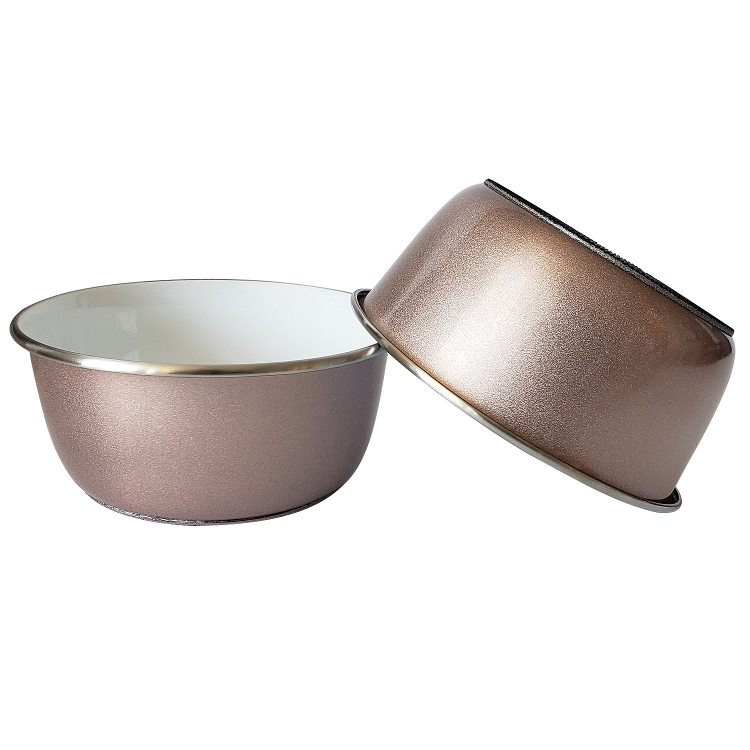 colorful dog bowls
