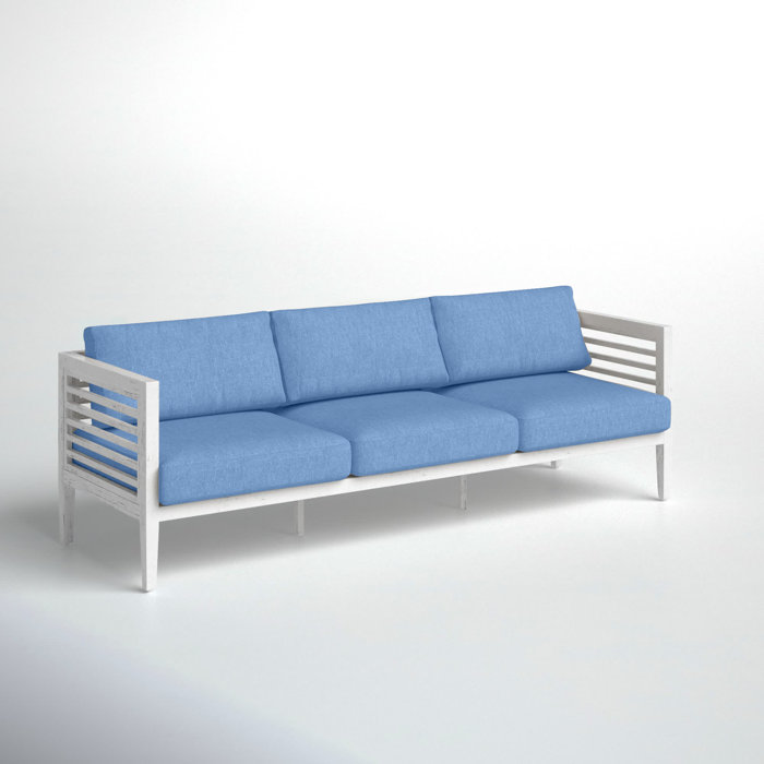 Joss and Main Julian Patio Sofa with Cushions