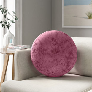 round blush pillow