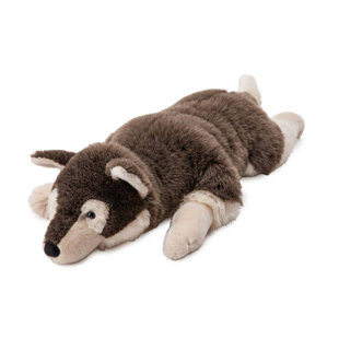 fuzzy fox body pillow