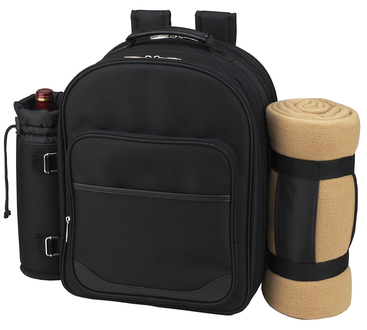 backpack with blanket strap