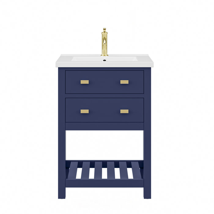 Joss and Main Knighten Modern 24" Single Bathroom Vanity Set