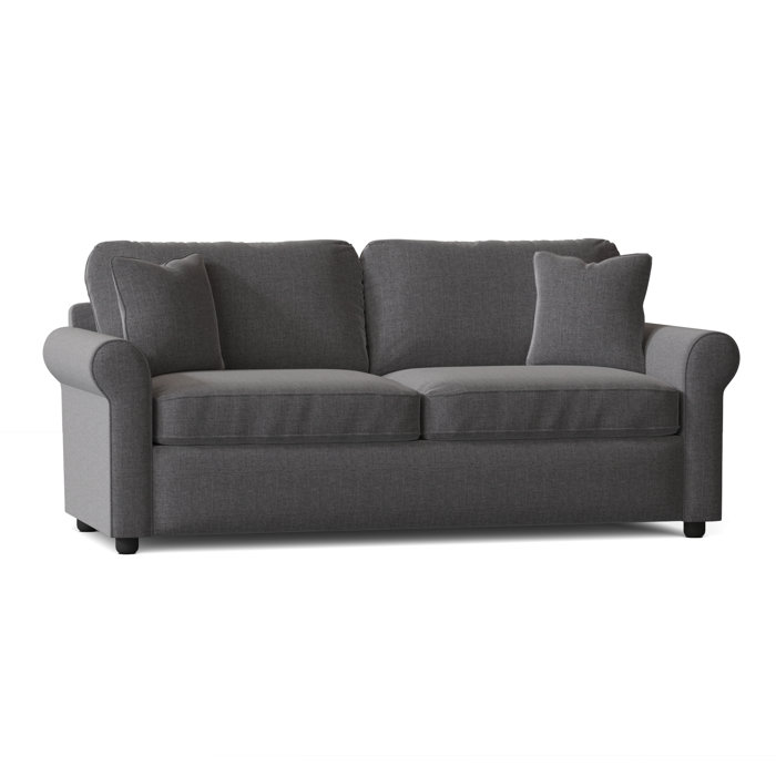 Lark Manor Antoinette 82" Rolled Arm Sofa Bed Slipcovered