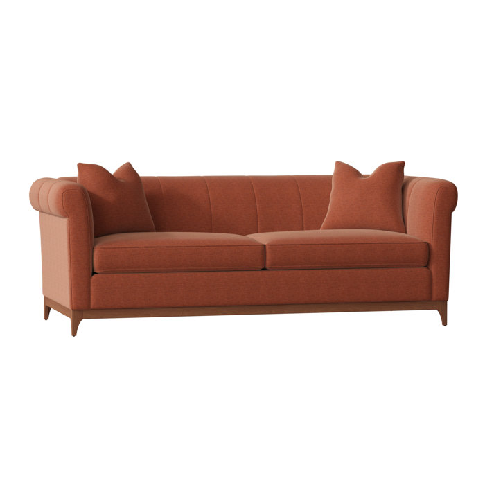 Wade Logan Steffens 89" Rolled Arm Sofa