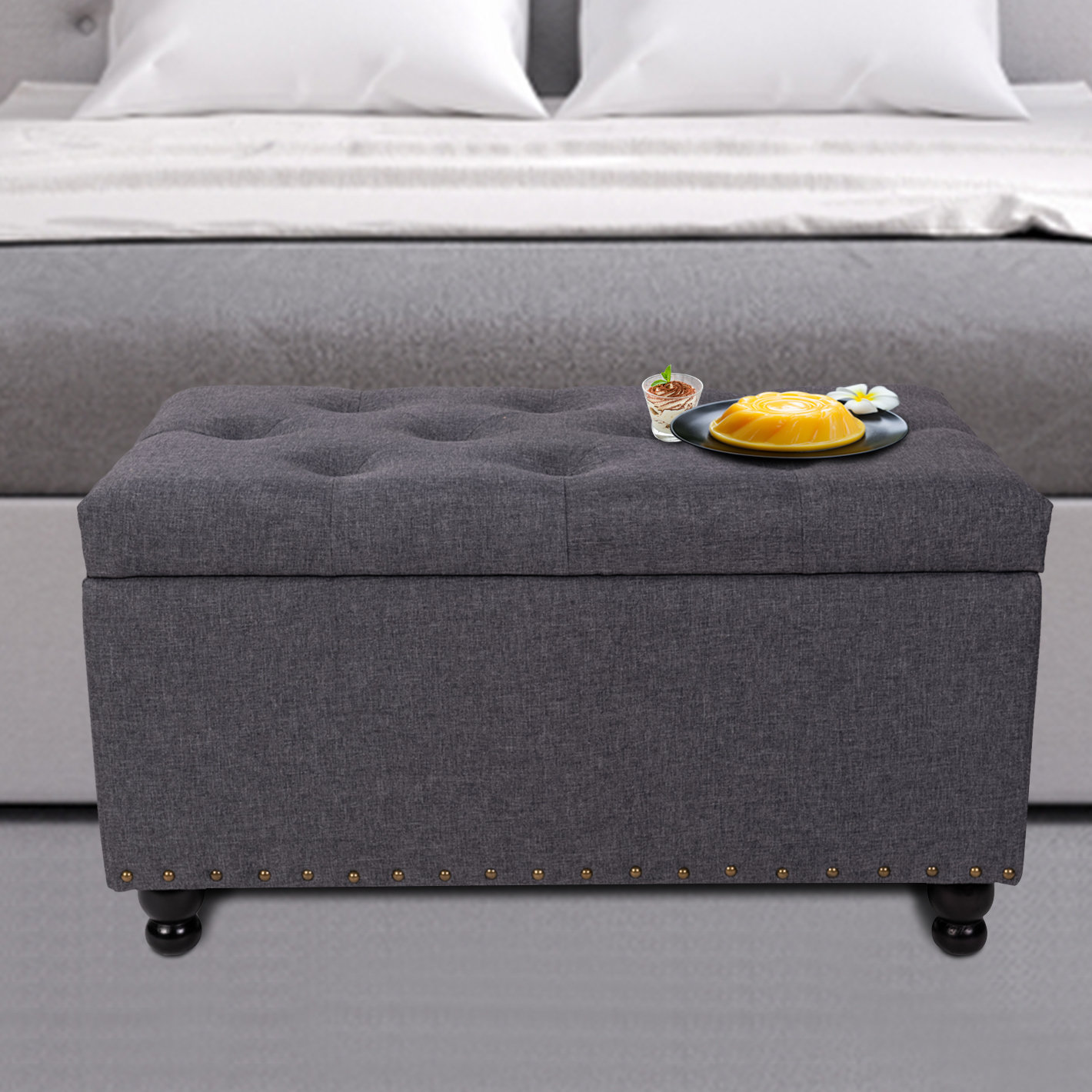 large pillow ottoman