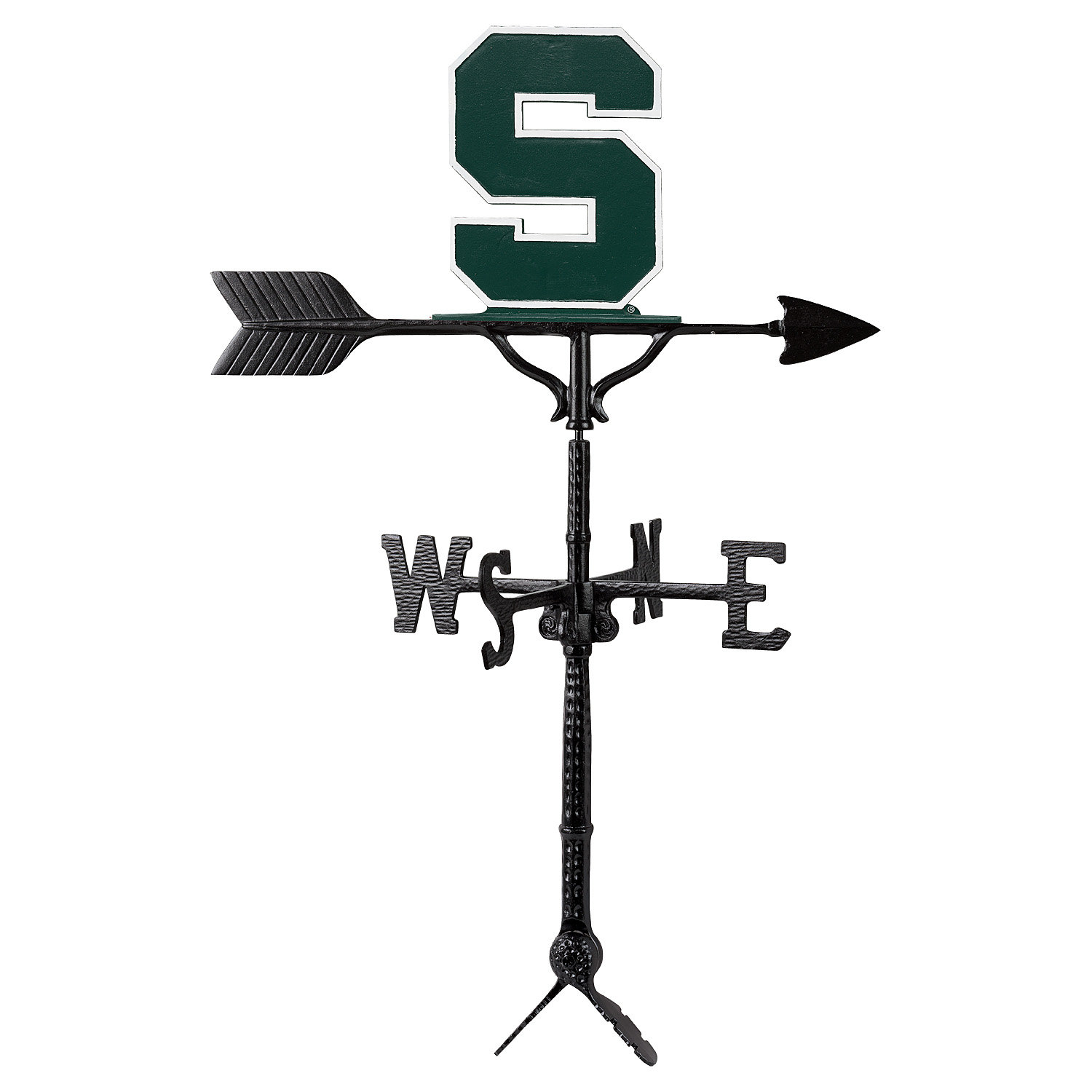 Montague Metal Products Michigan State Block S Logo Weathervane Wayfair