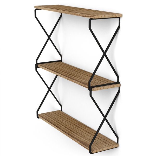 island Simple Elegant Tiered display shelf for countertop office desk and sink Planter Wood Shelves