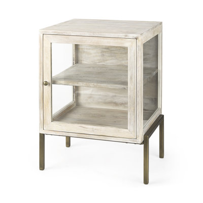 Warner Solid Wood End Table with Storage by Joss and Main