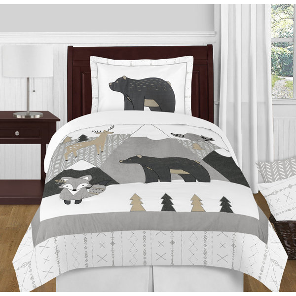 deer twin bedding set