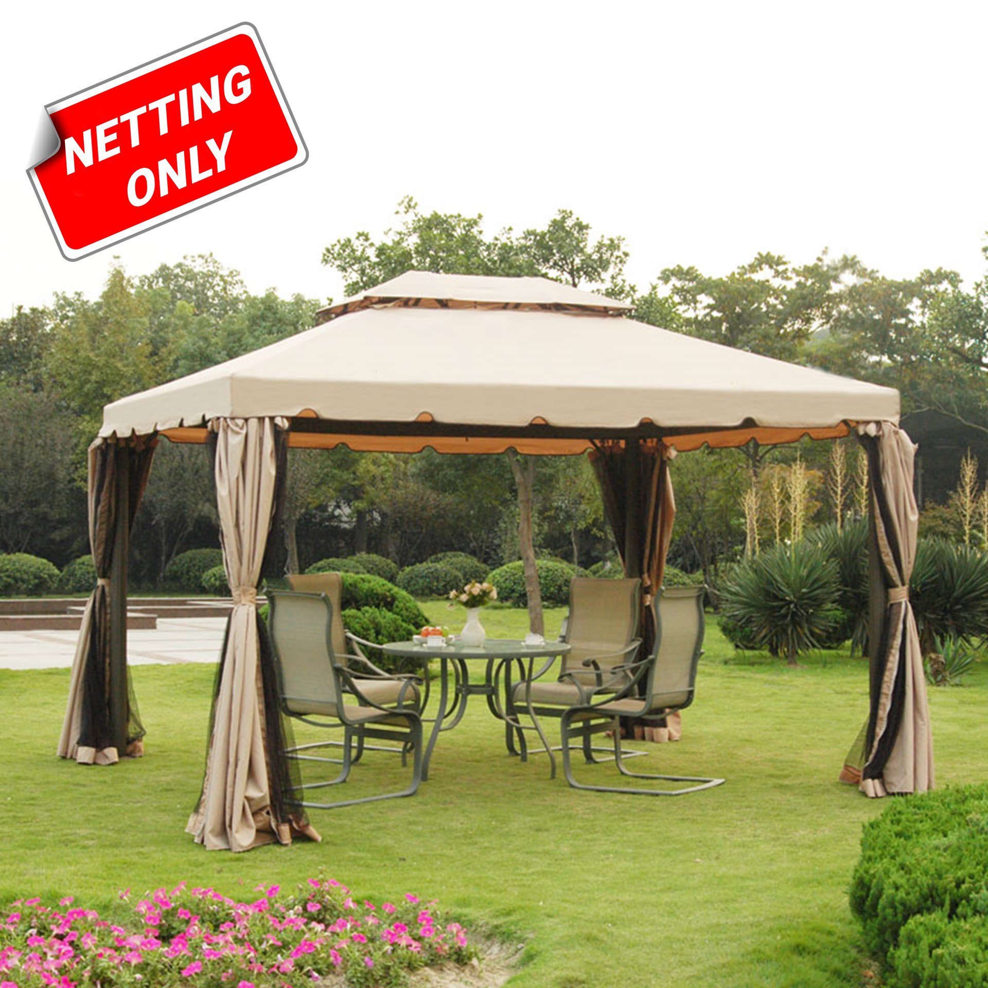 Sunjoy Replacement Mosquito Netting for 10x12 ft Windsor Gazebo