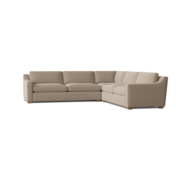Joss and Main Melanie 133" Wide Symmetrical Corner Sectional