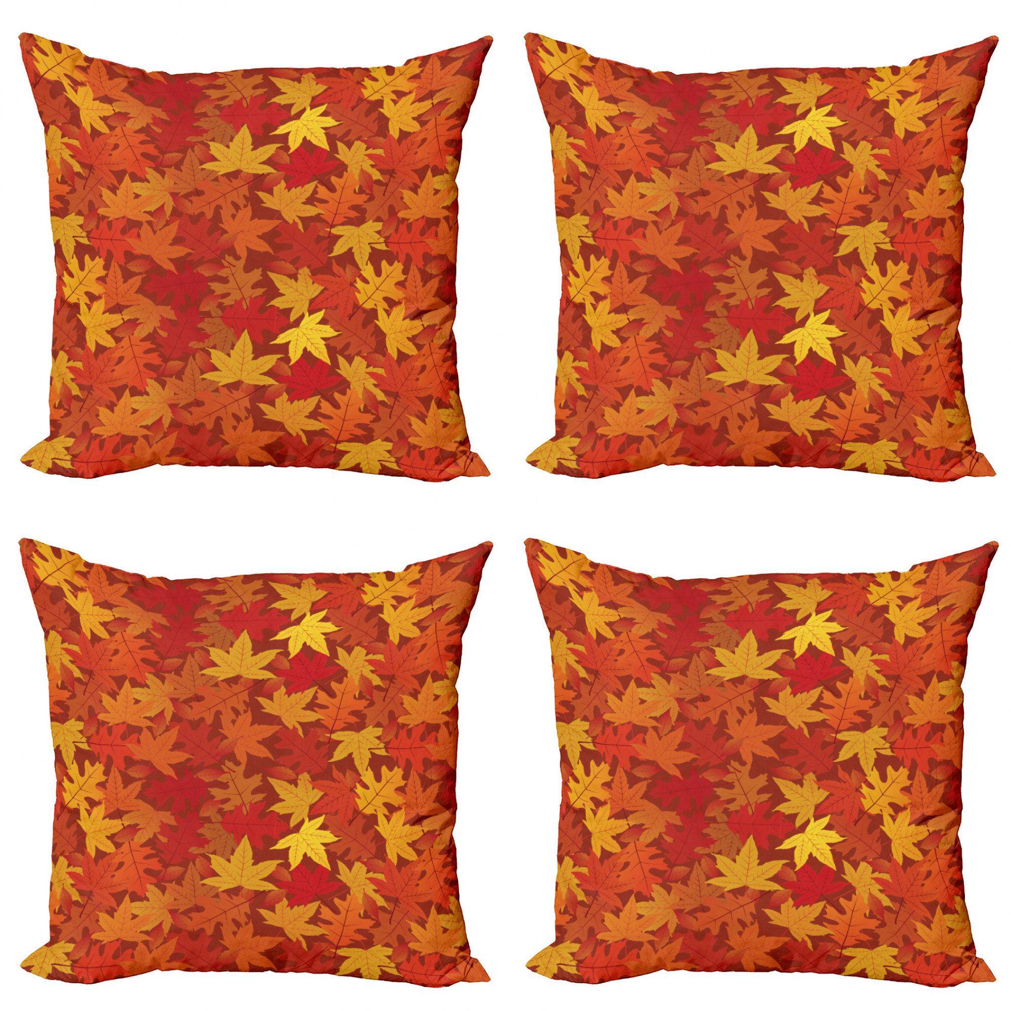 orange fall pillows