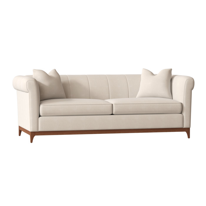 Wade Logan Steffens 89" Rolled Arm Sofa