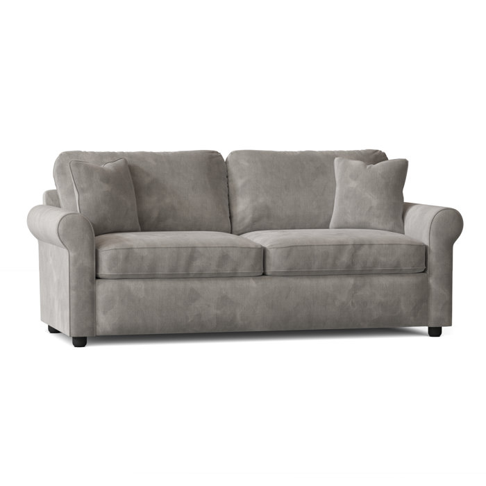 Lark Manor Antoinette 82" Rolled Arm Sofa Bed Slipcovered