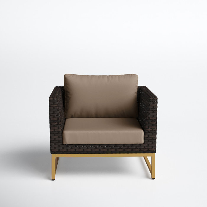 Joss and Main Patio Chair with Cushions