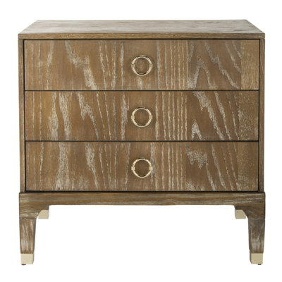 Quincy 3 - Drawer Nightstand by Joss and Main