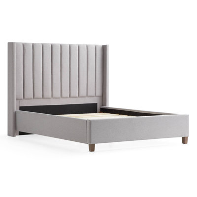Adaliene Solid Wood Upholstered Low Profile Platform Bed by Latitude Run