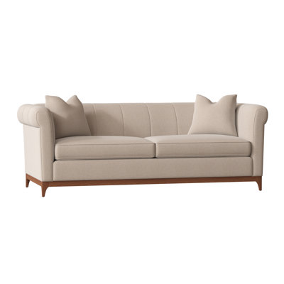 Steffens 89" Rolled Arm Sofa by Wade Logan