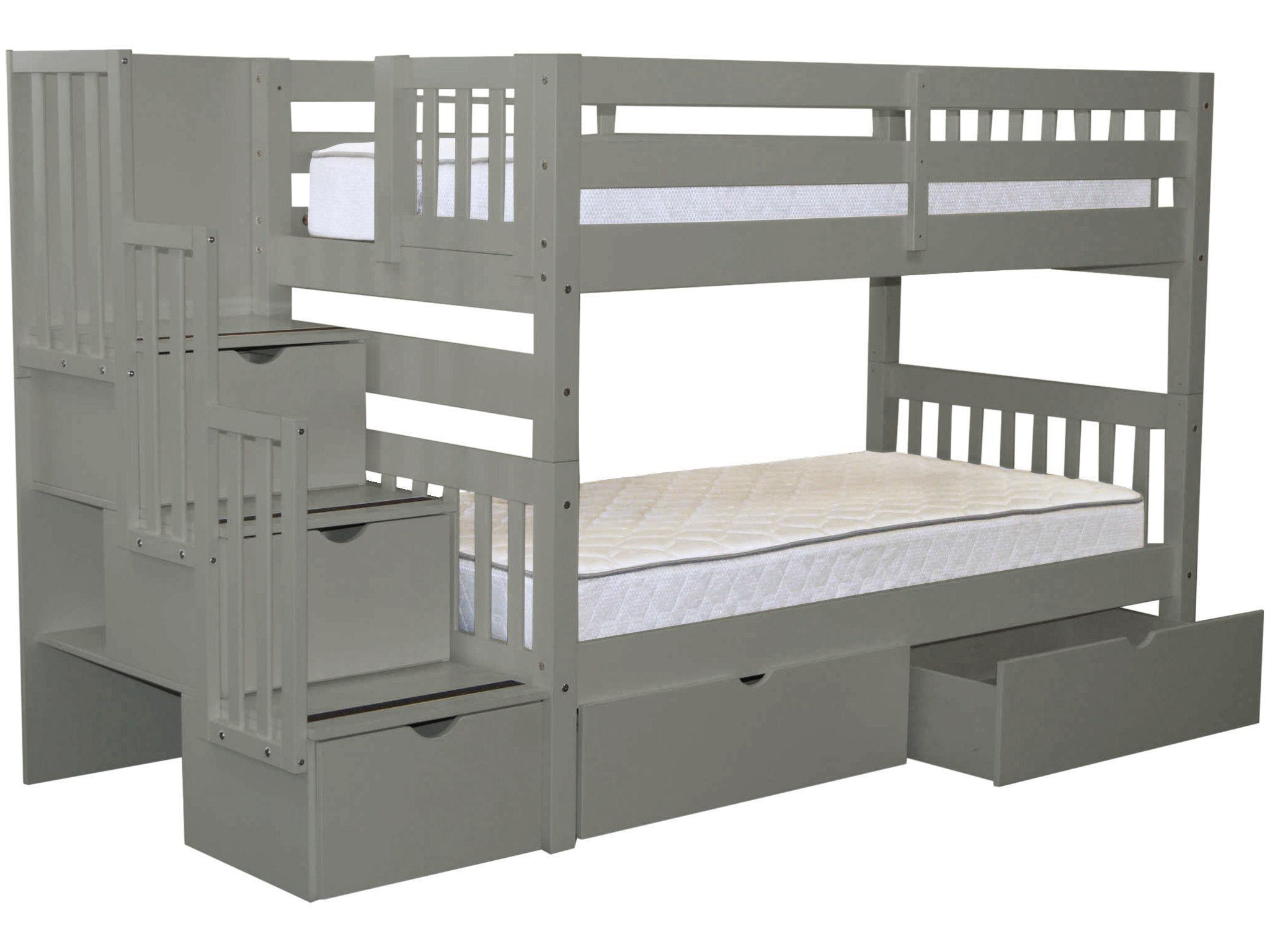 3 step bunk bed