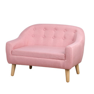 pink kids sofa