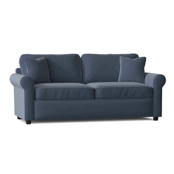 Lark Manor Antoinette 82" Rolled Arm Sofa Bed Slipcovered