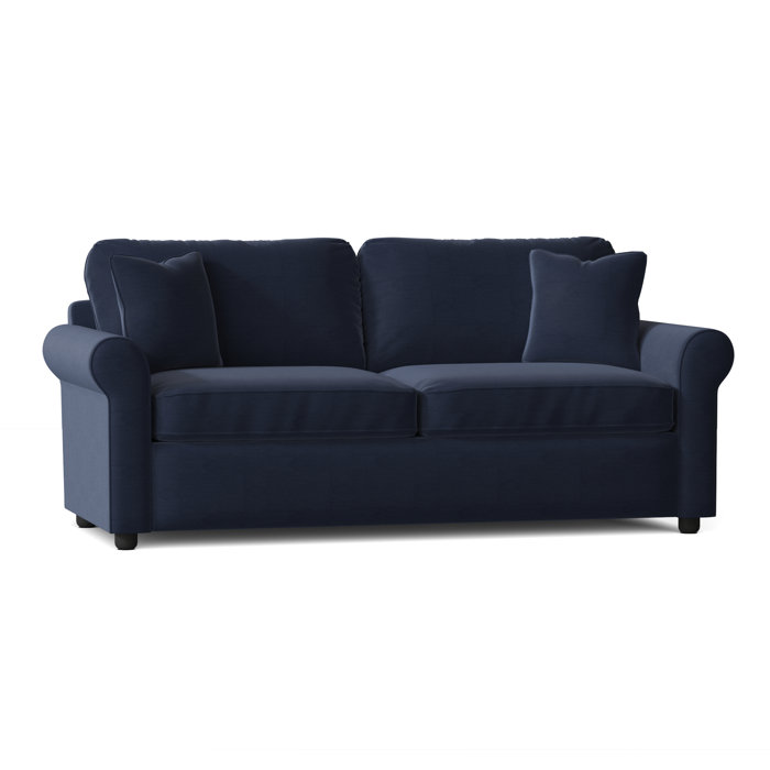 Lark Manor Antoinette 82" Rolled Arm Sofa Bed Slipcovered