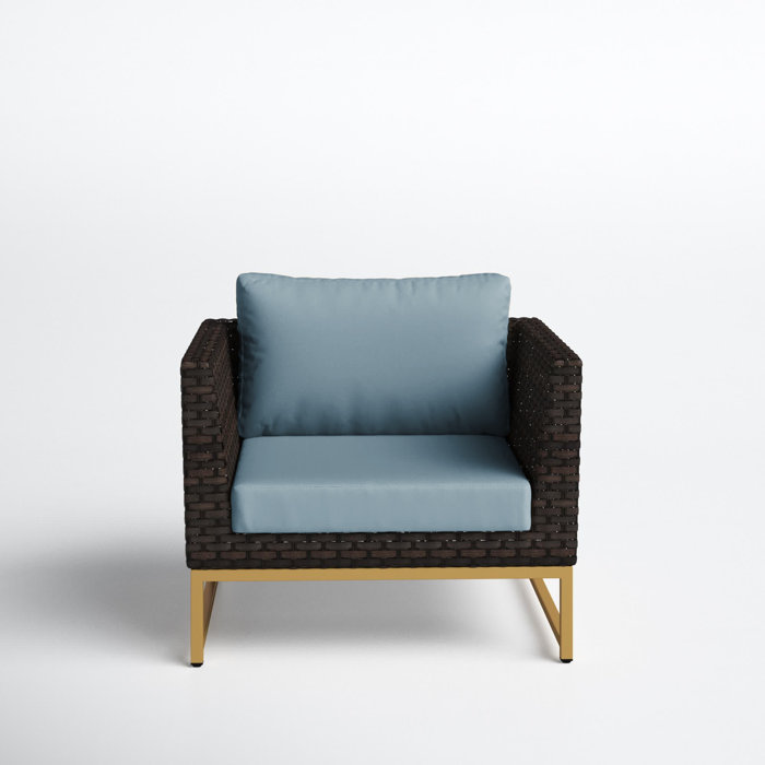Joss and Main Patio Chair with Cushions