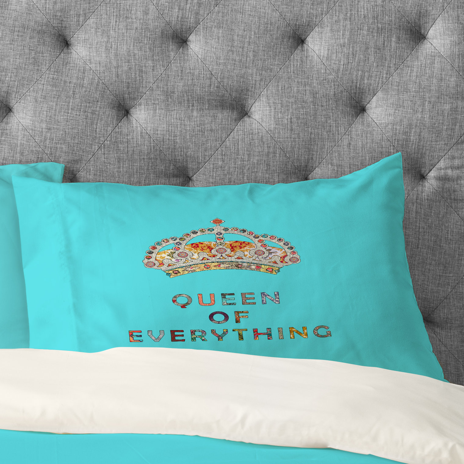 queen of everything pillow