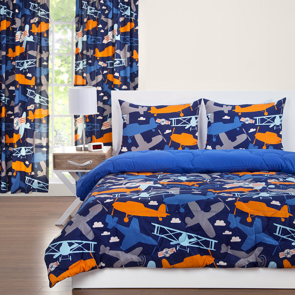 boys airplane bedding