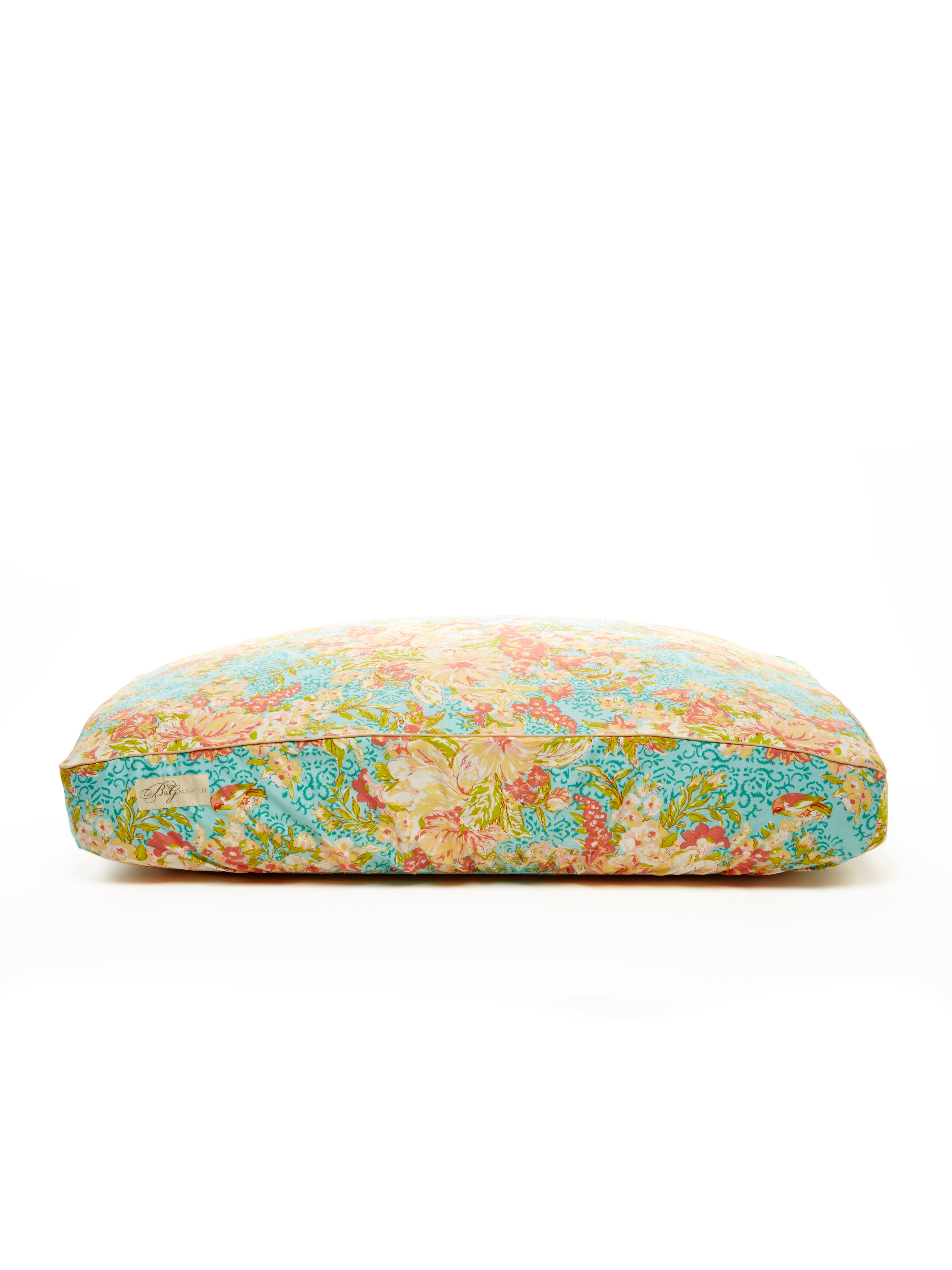 floral dog bed