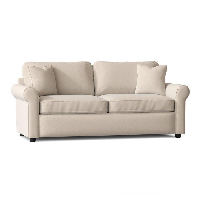 Lark Manor Antoinette 82" Rolled Arm Sofa Bed Slipcovered