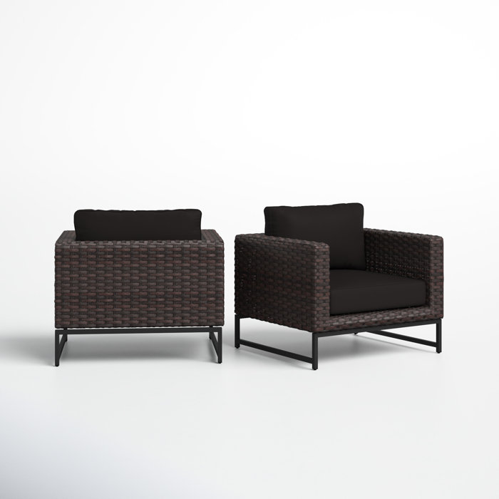Joss and Main Savion Patio Chair with Cushions