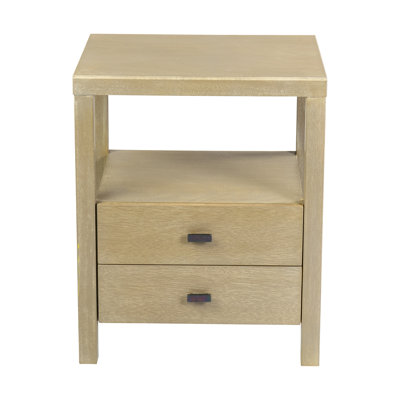 Leflore 2 - Drawer Solid Wood Nightstand by Hashtag Home