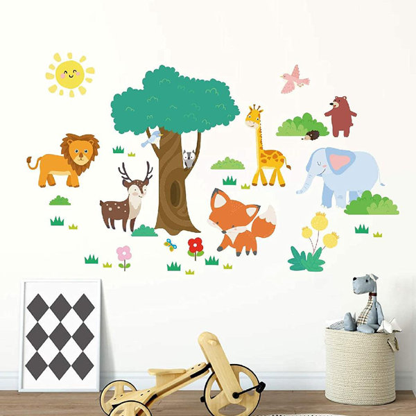 be kind nursery art safari wall decal baby onsies for boys bee sticker room baby shower gift balloon blue animals giraffe dino elephant