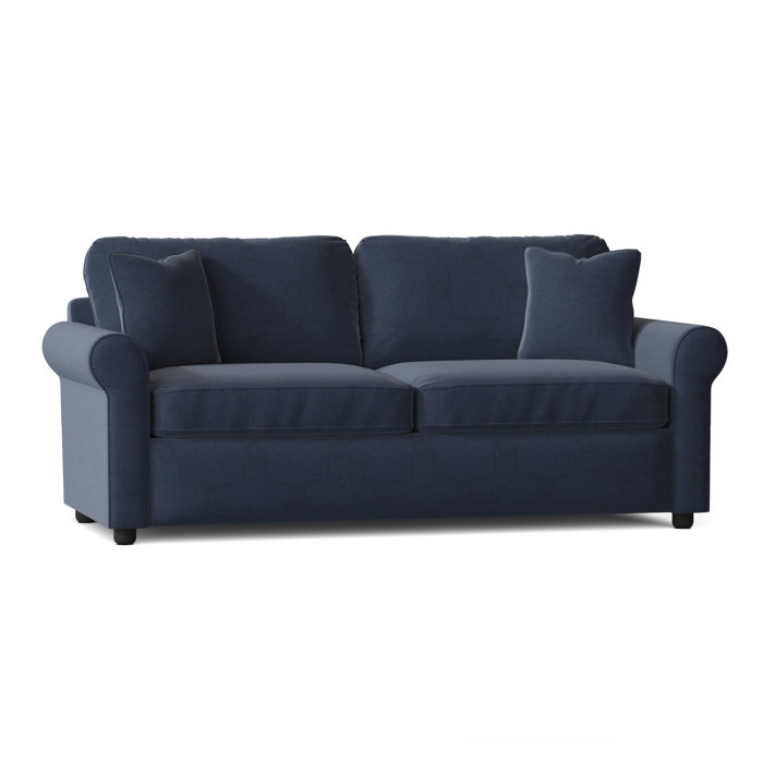 Lark Manor Antoinette 82" Rolled Arm Sofa Bed Slipcovered