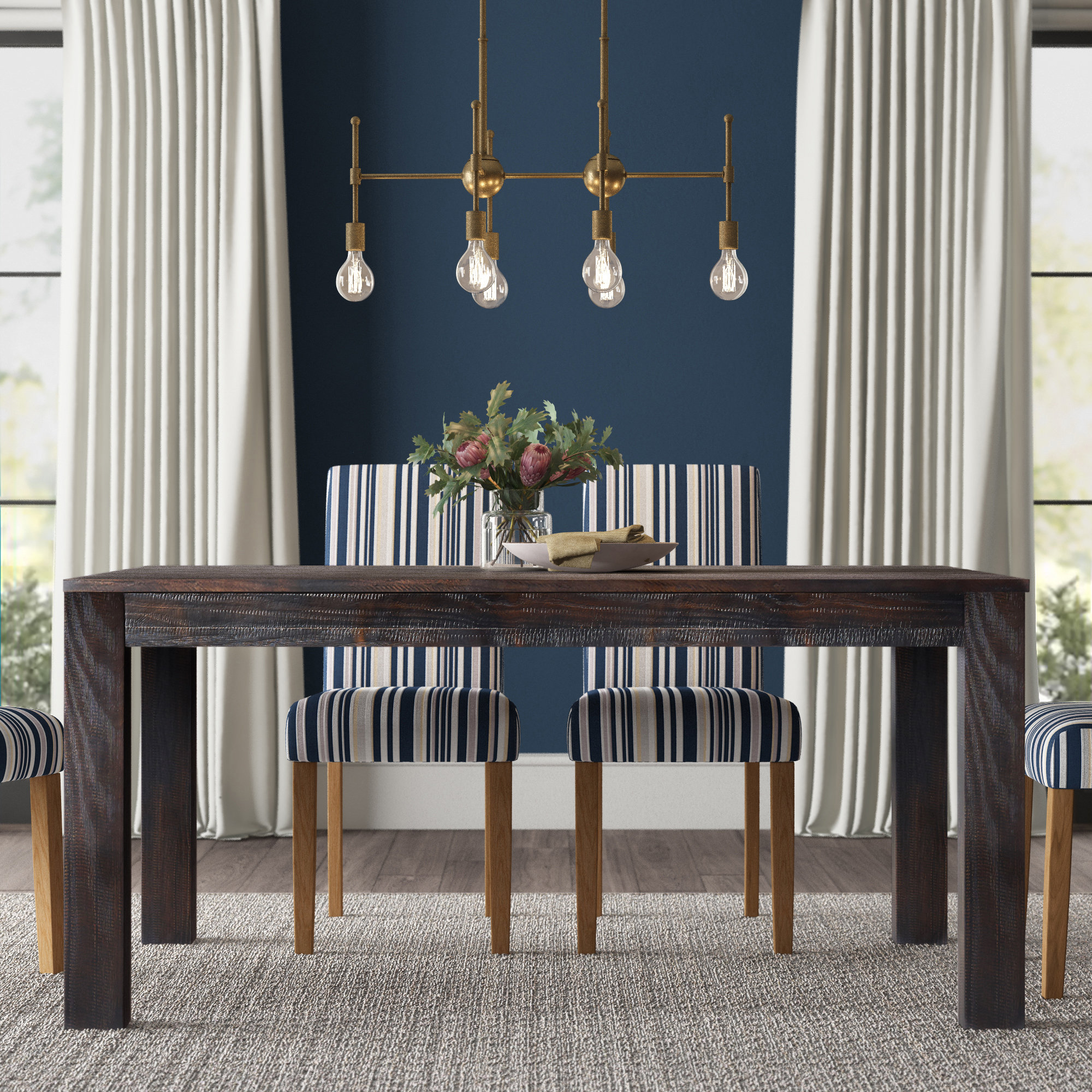 Grain Wood Furniture Montauk 63 Pine Solid Wood Dining Table Reviews Wayfair