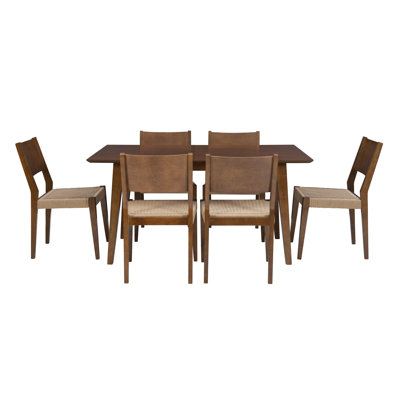 Alistair Solid Wood Dining Set by Joss and Main