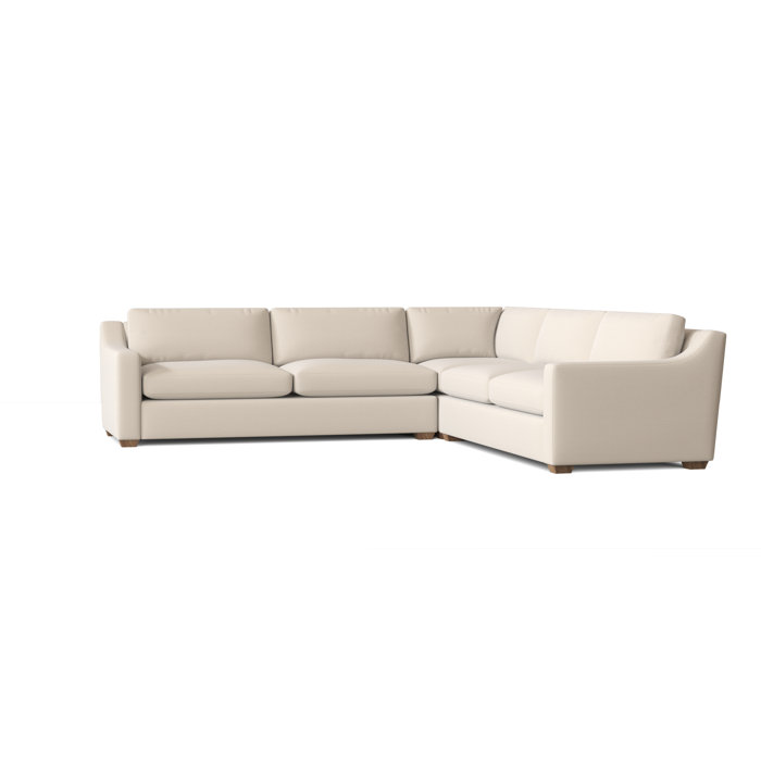 Joss and Main Melanie 133" Wide Symmetrical Corner Sectional