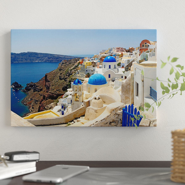 15 x 22 3D Rose Five Shades of Blue-Santorini-Greece Hand Towel 15 x 22 3D Rose Five Shades of Blue-Santorini-Greece Hand Towel