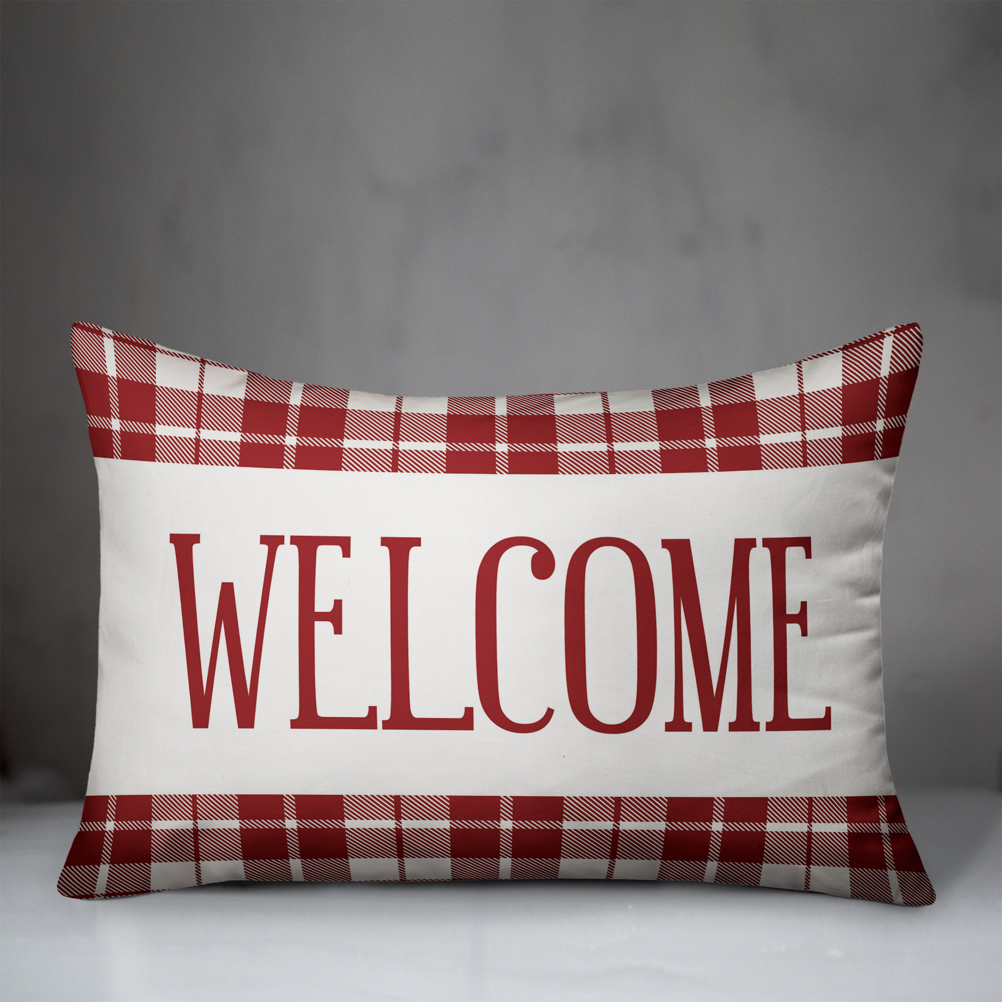 outdoor welcome pillow