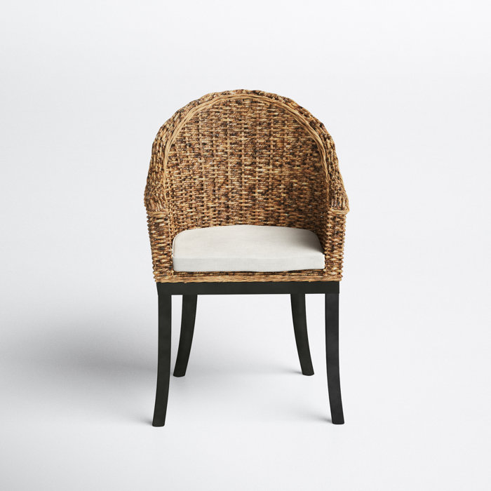 Joss and Main Rowan Upholstered Arm Chair in Brown