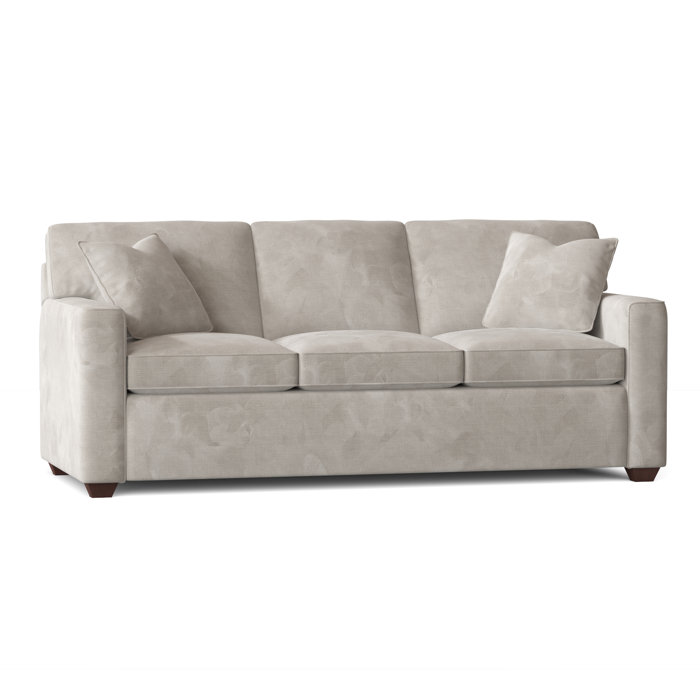 Ebern Designs Lesley 87" Square Arm Sofa Bed with Reversible Cushions