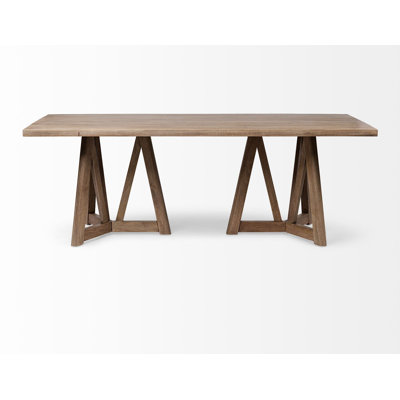 Gaiser 84" Mango Solid Wood Dining Table by Joss and Main